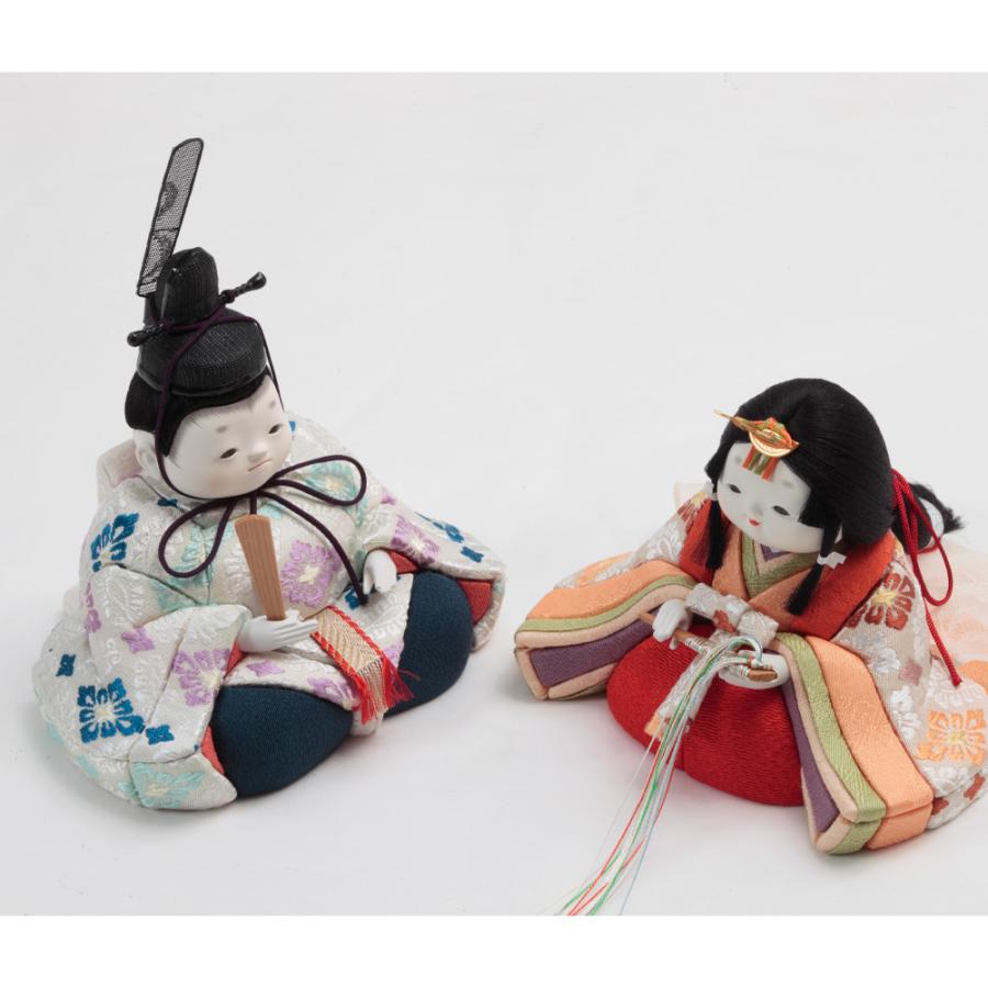 幸一光作 木目込 親王官女収納飾り 73HR-M31の画像