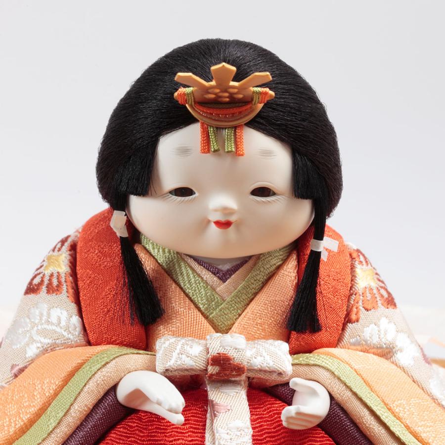 幸一光作 木目込 親王官女収納飾り 73HR-M31の画像