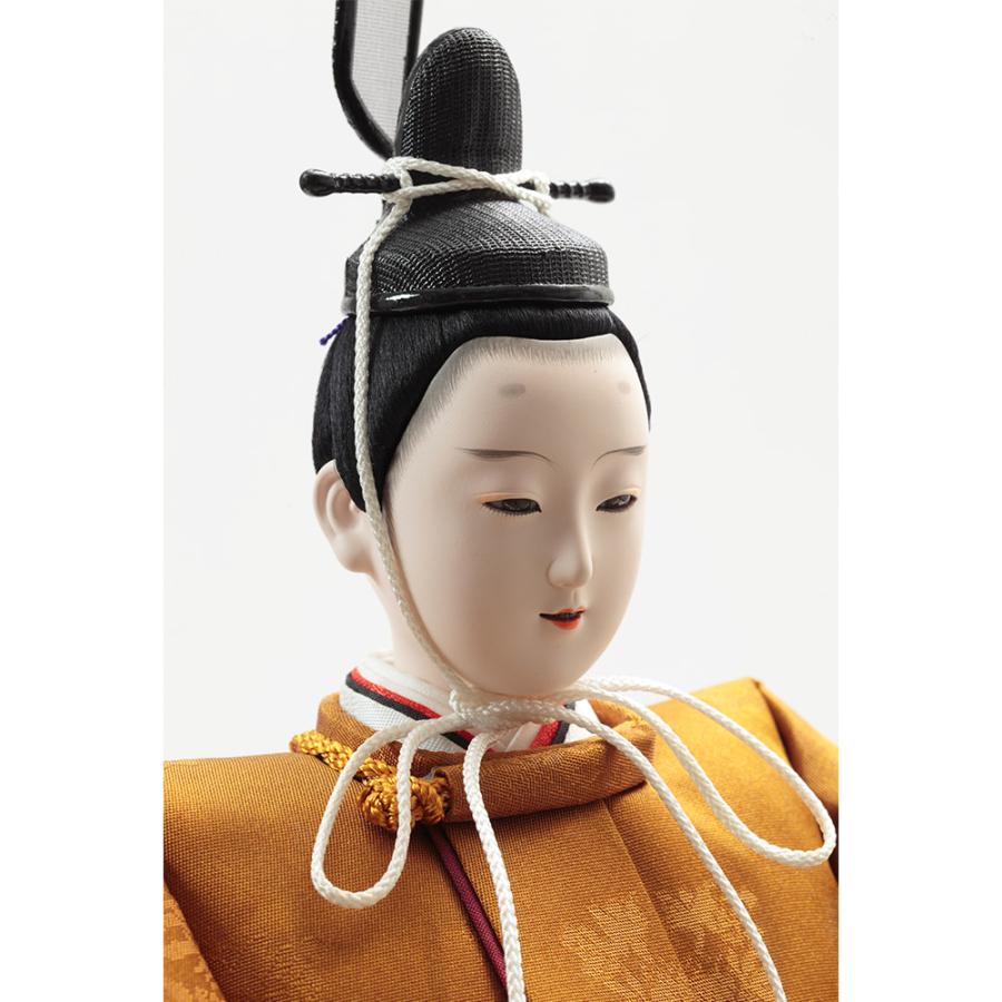 京都雛の会 平安光義作 立親王飾り 73HR-K65-Sの画像