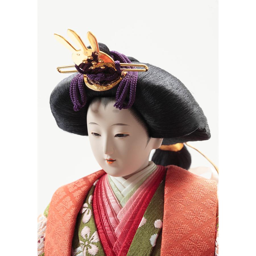 京都雛の会 平安光義作 立親王飾り 73HR-K65-Sの画像