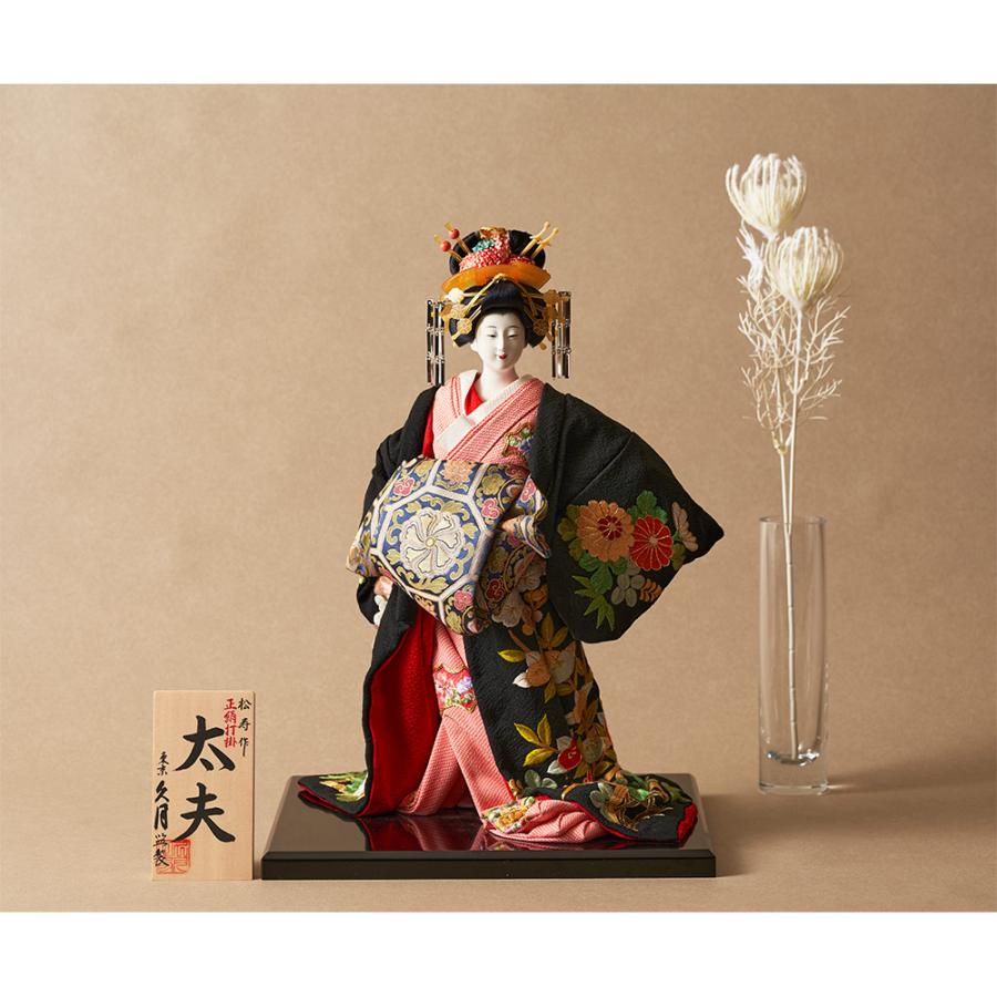 松寿作 尾山人形 「太夫」 正絹打掛 京頭 F300-1-Z-US-Sの画像