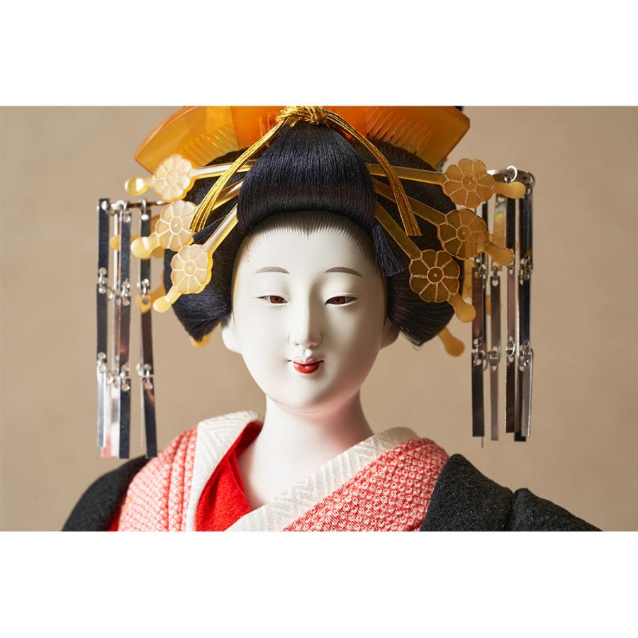 松寿作 尾山人形 「太夫」 正絹打掛 京頭 F300-1-Z-US-Sの画像