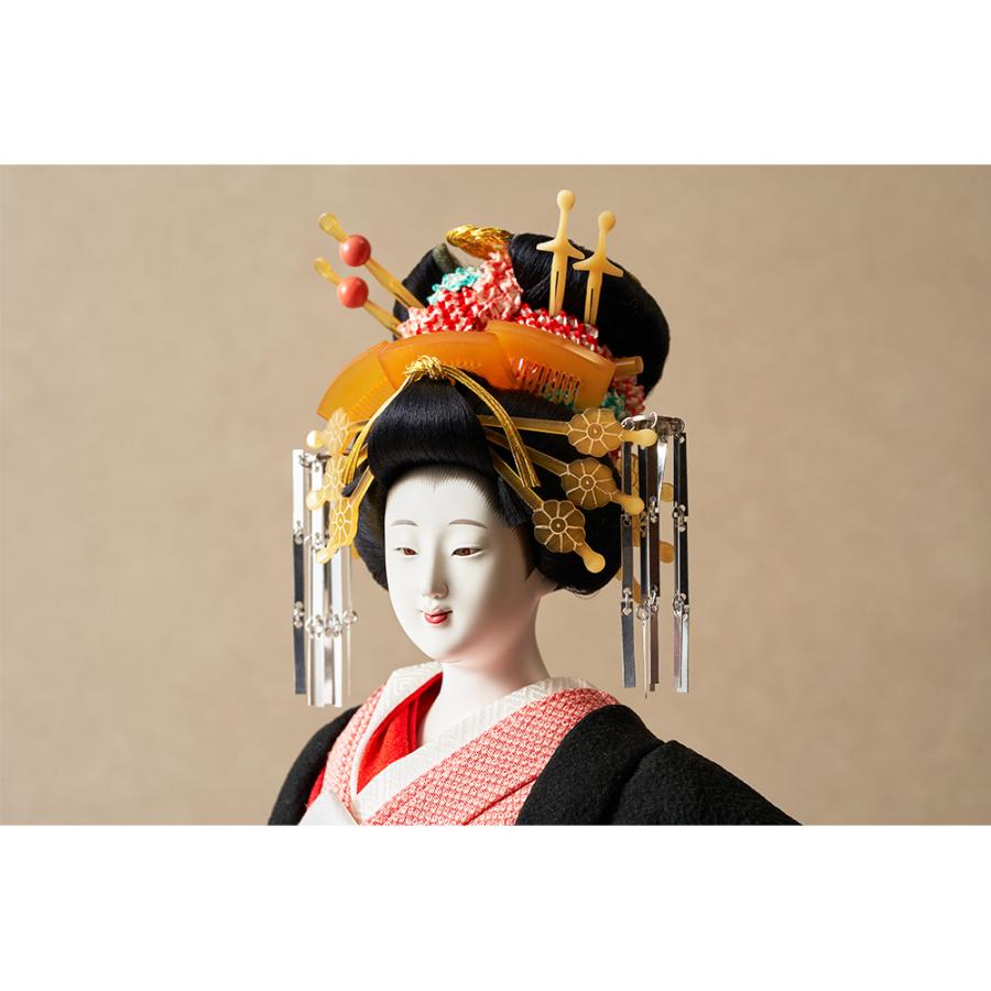 松寿作 尾山人形 「太夫」 正絹打掛 京頭 F300-1-Z-US-Sの画像