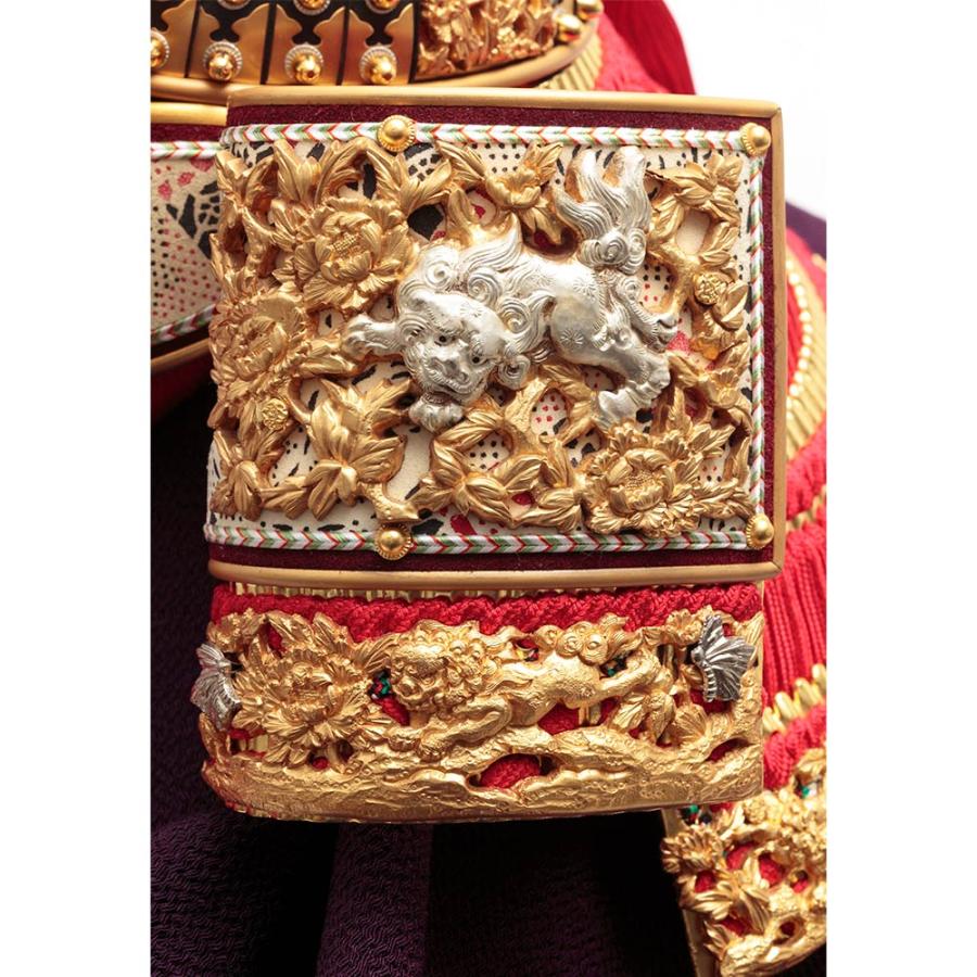 京都洛冑会 平安一水作 獅噛之兜飾り 3G-K59-Z-US-S : shopooo by GMO