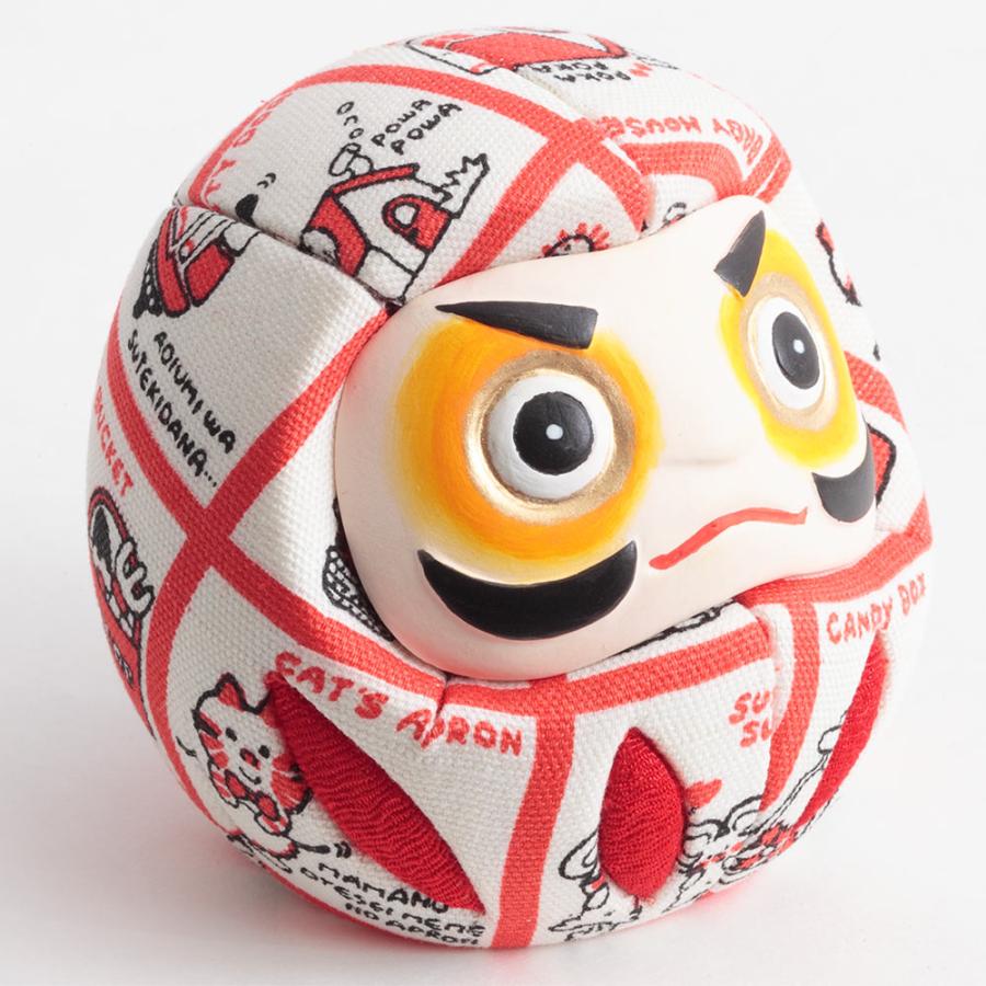 シモジマ×久月　昭和レトロシリーズ　木目込福だるま　ストップペイル　7330_3