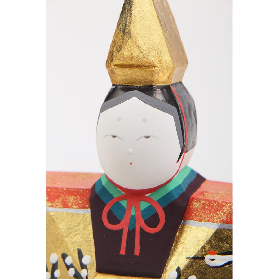 神泉　一刀彫　雛 神泉作 奈良一刀彫 6号立雛 4H-I1 : shopooo by GMO - 通販 - Yahoo