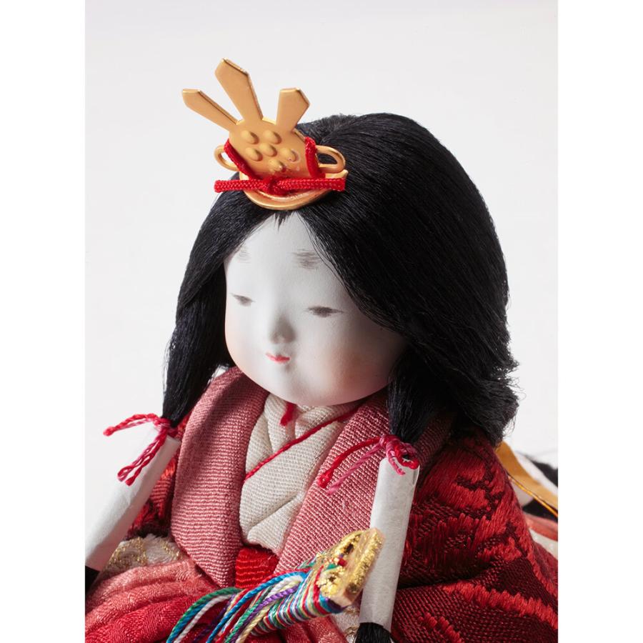 村岡茂作 木目込 親王収納飾り 4HR-M63の画像