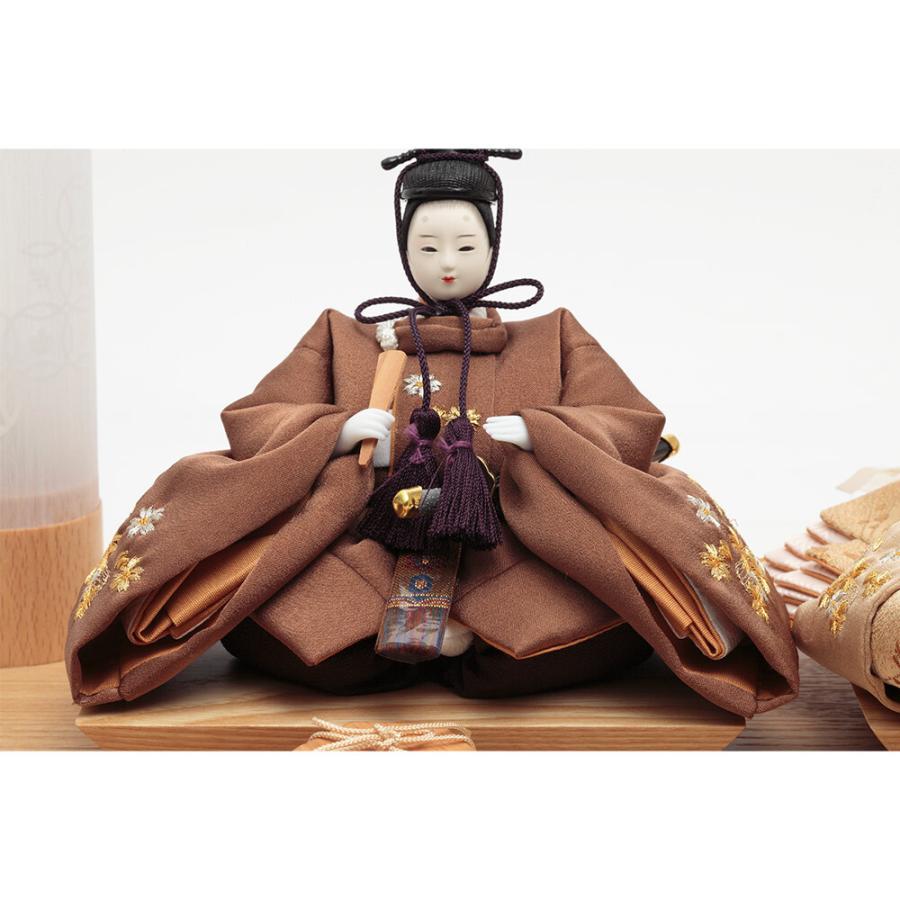 柴田家千代作 親王ケース飾り アクリルケース 5H-KK40-Zの画像