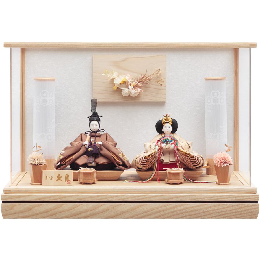 柴田家千代作 親王ケース飾り アクリルケース 5H-KK40-Zの画像