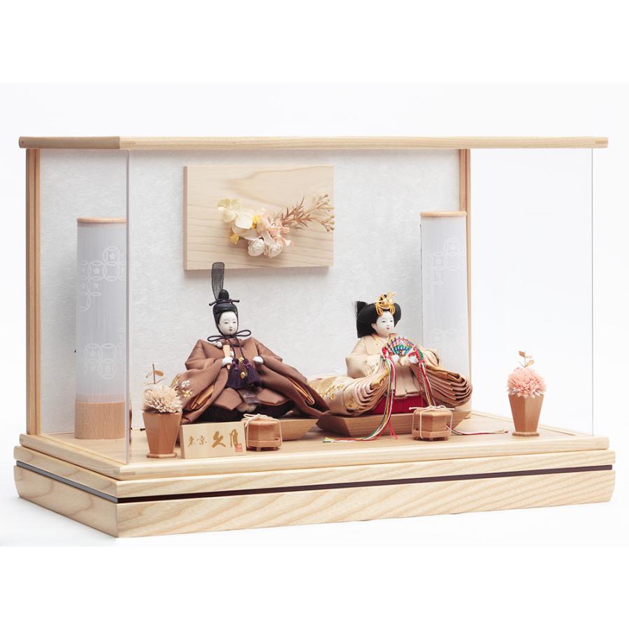 柴田家千代作 親王ケース飾り アクリルケース 5H-KK40-Zの画像