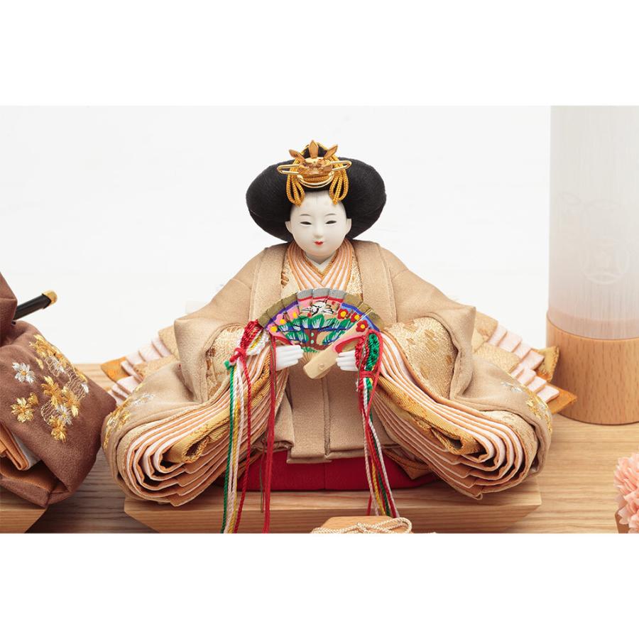 柴田家千代作 親王ケース飾り アクリルケース 5H-KK40-Zの画像
