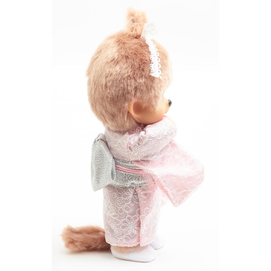 久月オリジナル お着物モンチッチ 女の子 ミルクティブラウン IPM-110