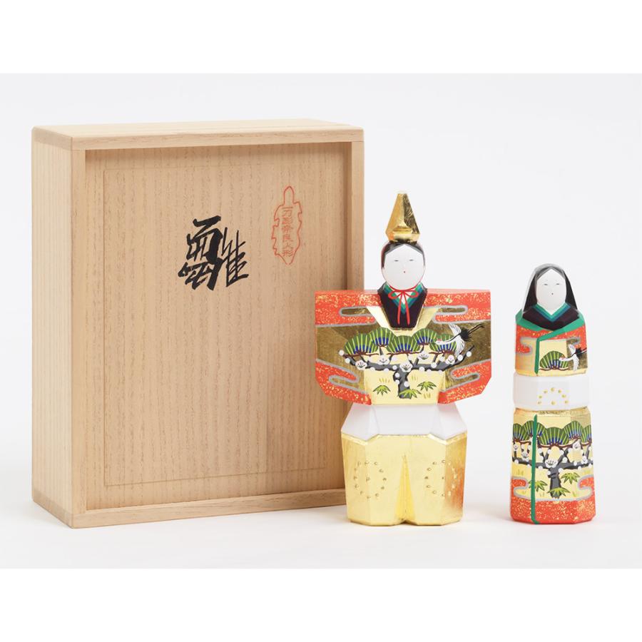 神泉作 奈良一刀彫 5号立雛 6H-I6 : shopooo by GMO - 通販 - Yahoo