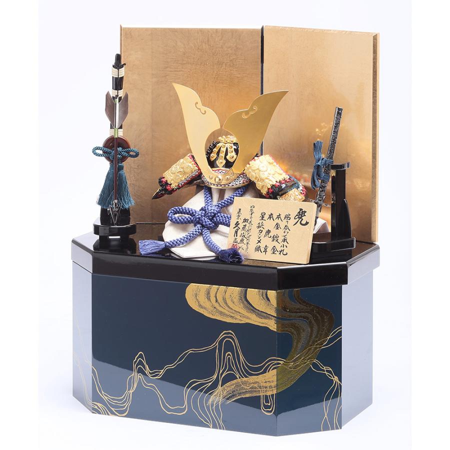 加藤峻厳作 兜収納飾り 6GR-S1-Zの画像