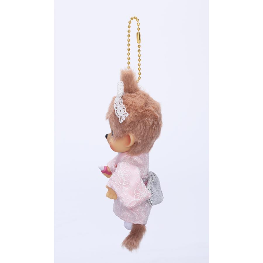 久月 オリジナル お着物モンチッチ ミルクティブラウン 32-JD0209-11 久月オリジナル お着物モンチッチ キーチェーン 女の子 ミルクティ