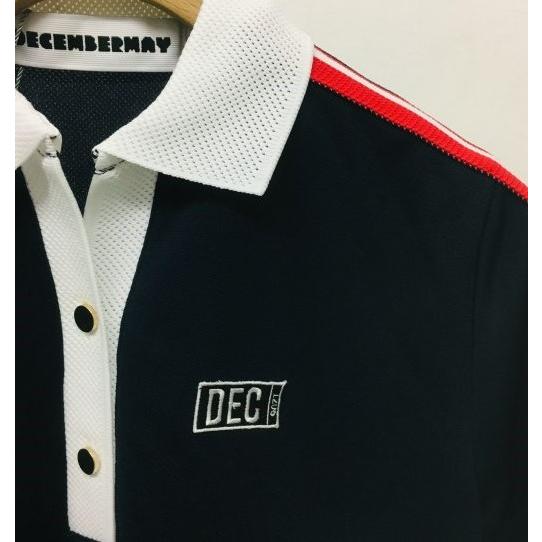 DEC Skipper Polo / NAVY / WOMEN / DECEMBERMAY / ディッセンバーメイ|itempost|02