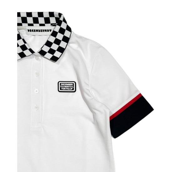 DECEMBERMAY . Renovated Checkered polo / 2-305-0123 . WOMEN｜itempost｜05