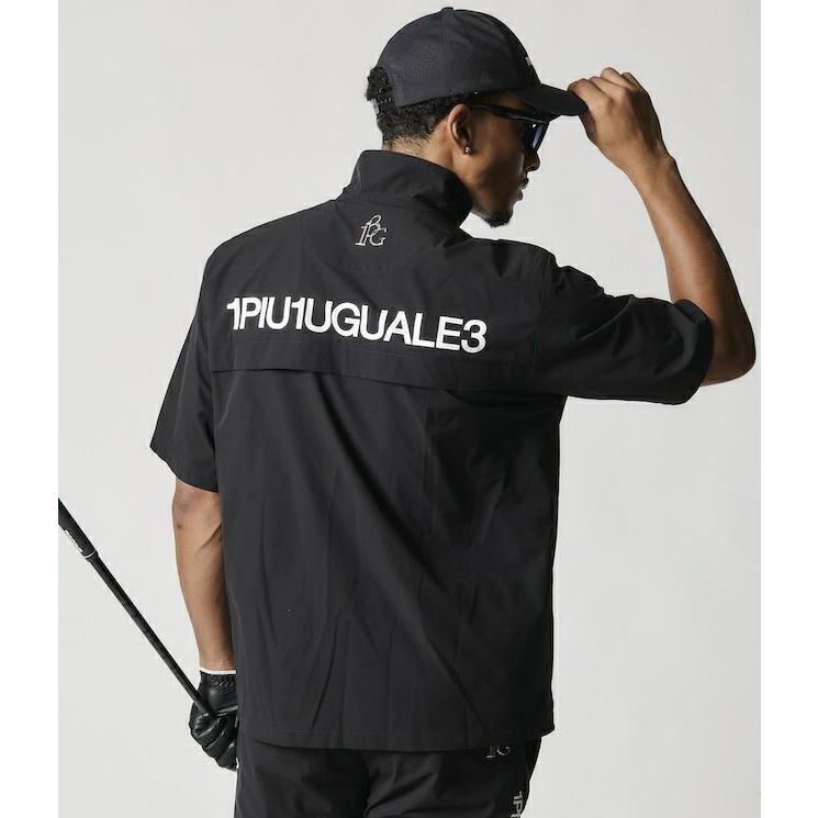 1PIU1UGUALE3 GOLF / SETUP / GRB128-GPE003 113 GOLF S/S RAIN / GRP188-GPE003 113 GOLF RAIN PANTS / BLACKの画像