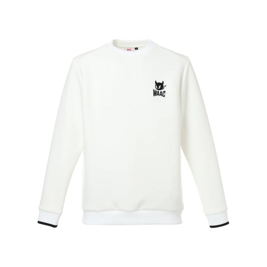 WAAC クルーネック トレーナー　ホワイト WAAC / 072262000 PLAYER EDITION Crewneck Sweat MENS-WHITE