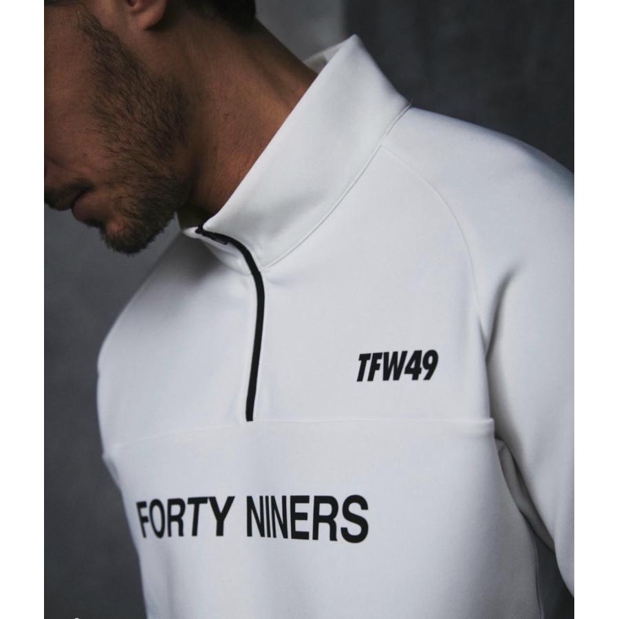 TFW49 / T102610007/ HALF ZIP S/S MOCK NECK (3色)の画像