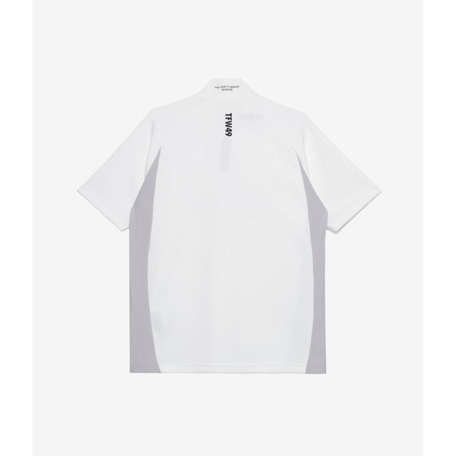 TFW49 / T102610007/ HALF ZIP S/S MOCK NECK (3色)の画像