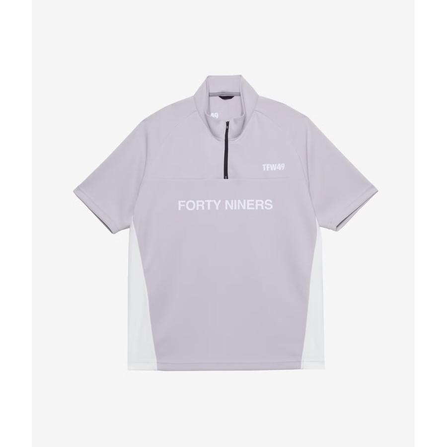 TFW49 / T102610007/ HALF ZIP S/S MOCK NECK (3色)の画像