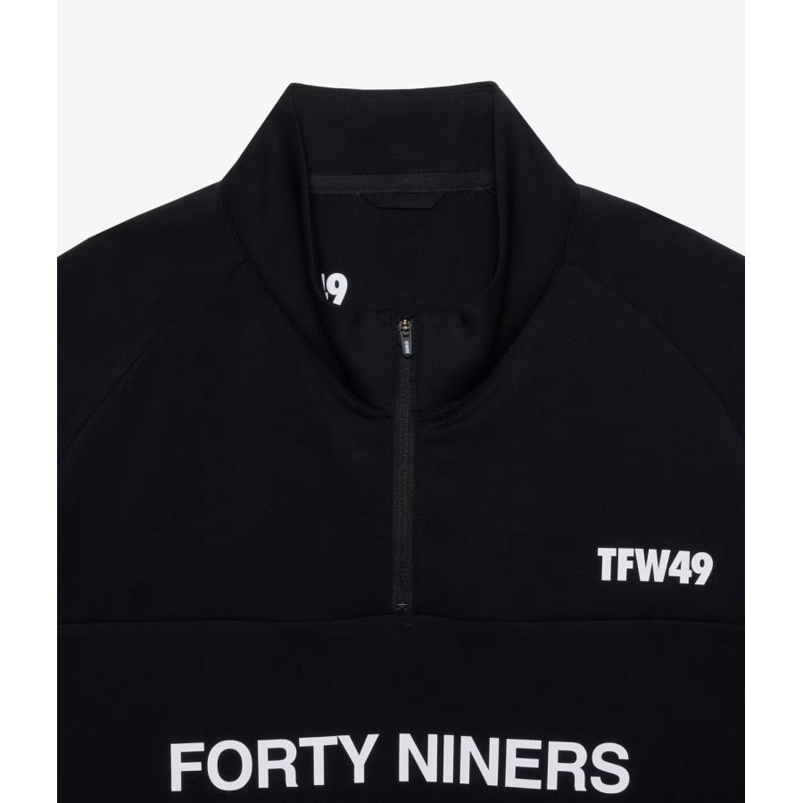 TFW49 / T102610007/ HALF ZIP S/S MOCK NECK (3色)の画像
