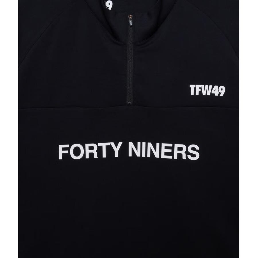 TFW49 / T102610007/ HALF ZIP S/S MOCK NECK (3色)の画像