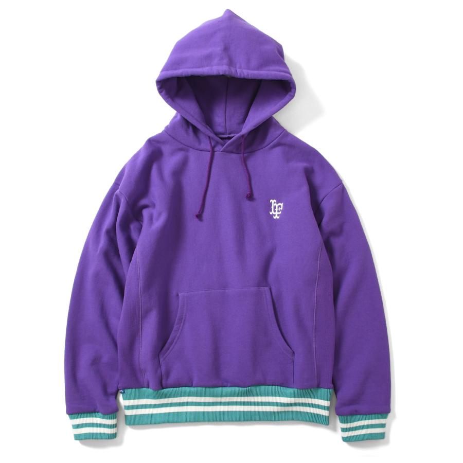 Lfyt トップス エルエフワイティー Striped Rib メンズファッション Small Lf Logo Purple Us Cotton
