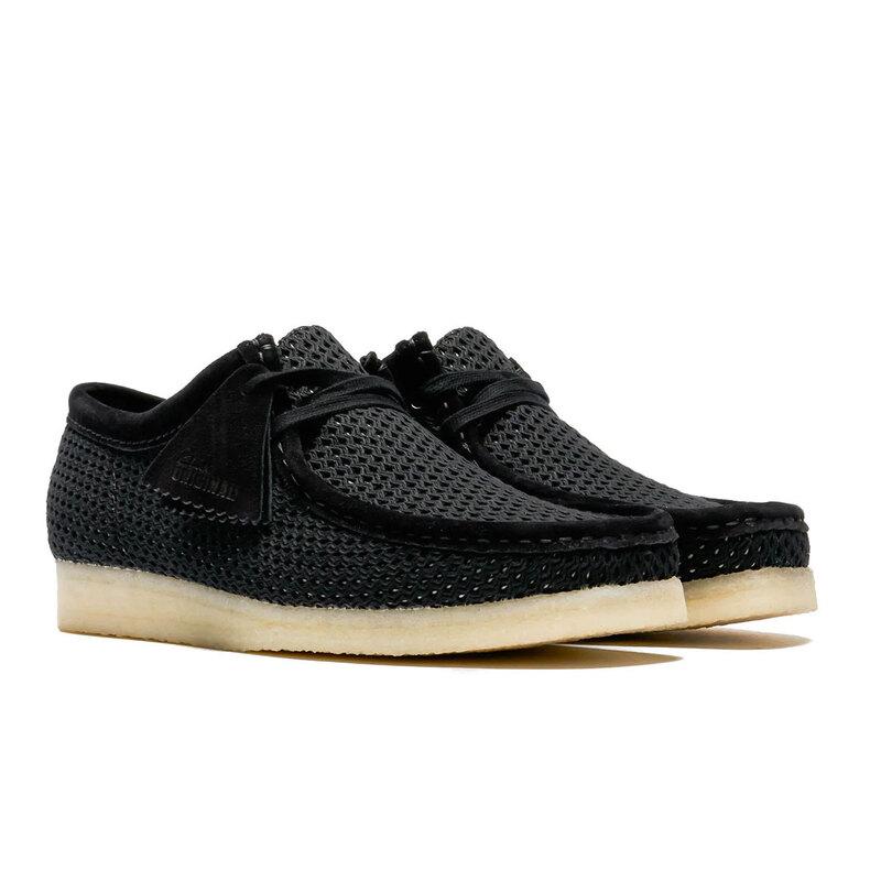 Clarks ワラビー　メッシュ Clarks Originals クラークス オリジナルス Wallabee Black Mesh