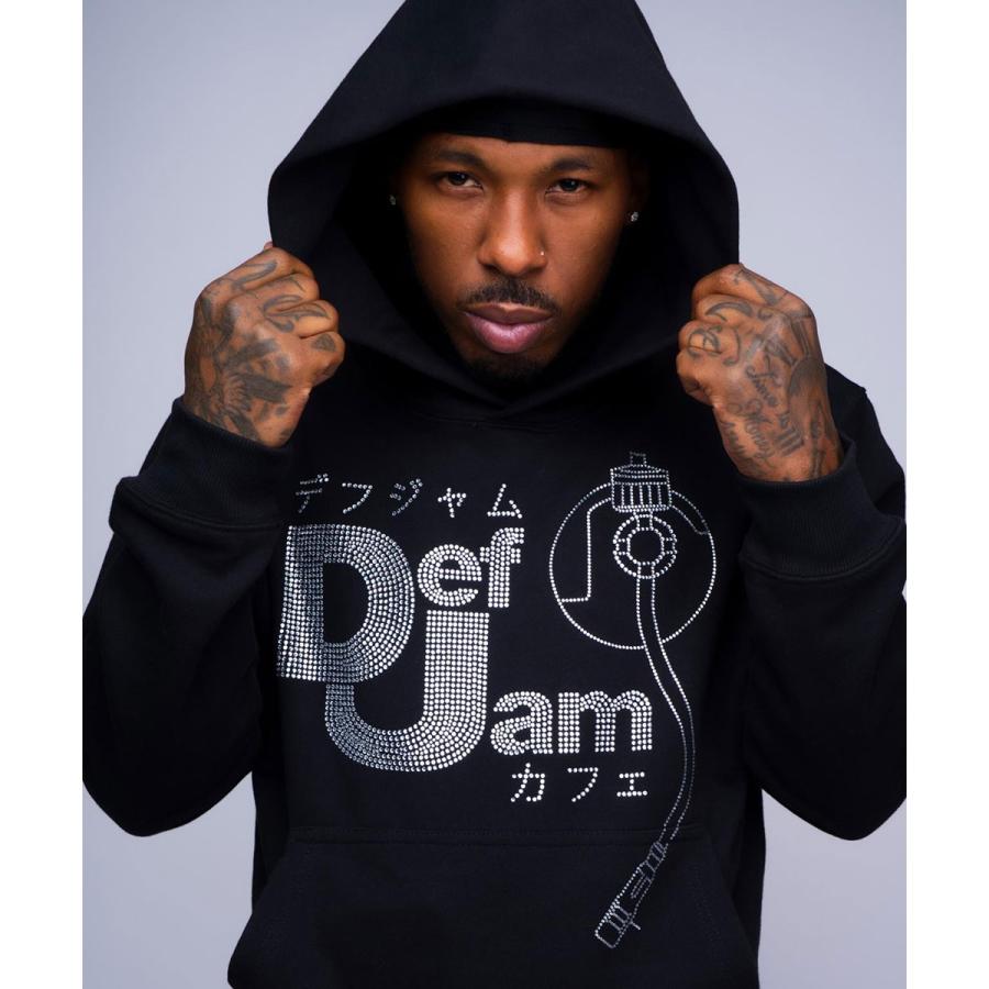 Def Jam Cafe デフジャムカフェ CHRYSTAL HOODIE プルオーバーパーカー 