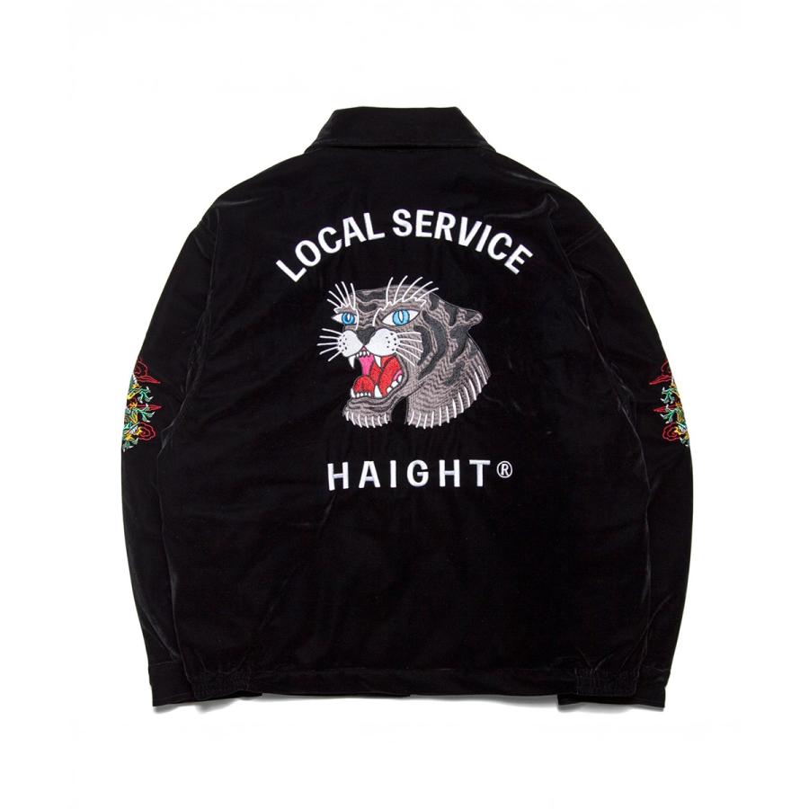 HAIGHT ブラック ベトジャン HAIGHT(ヘイト)ジャケット RELAXING HALF ZIP JACKET HTAW-252003 正規