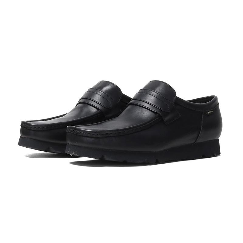 Clarks クラークス WallaLoaferGTX Blk/Black Lea スニーカー 26186774