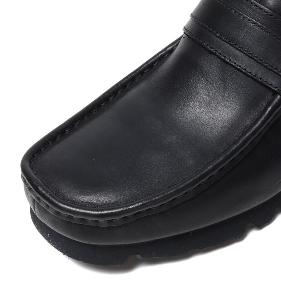 Clarks クラークス WallaLoaferGTX Blk/Black Lea スニーカー 26186774