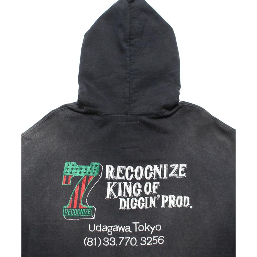 RECOGNIZE レコナイズ #7 VINYL ZIP HOODIE AGED ジップフーディー BWRC261-7VZH_9