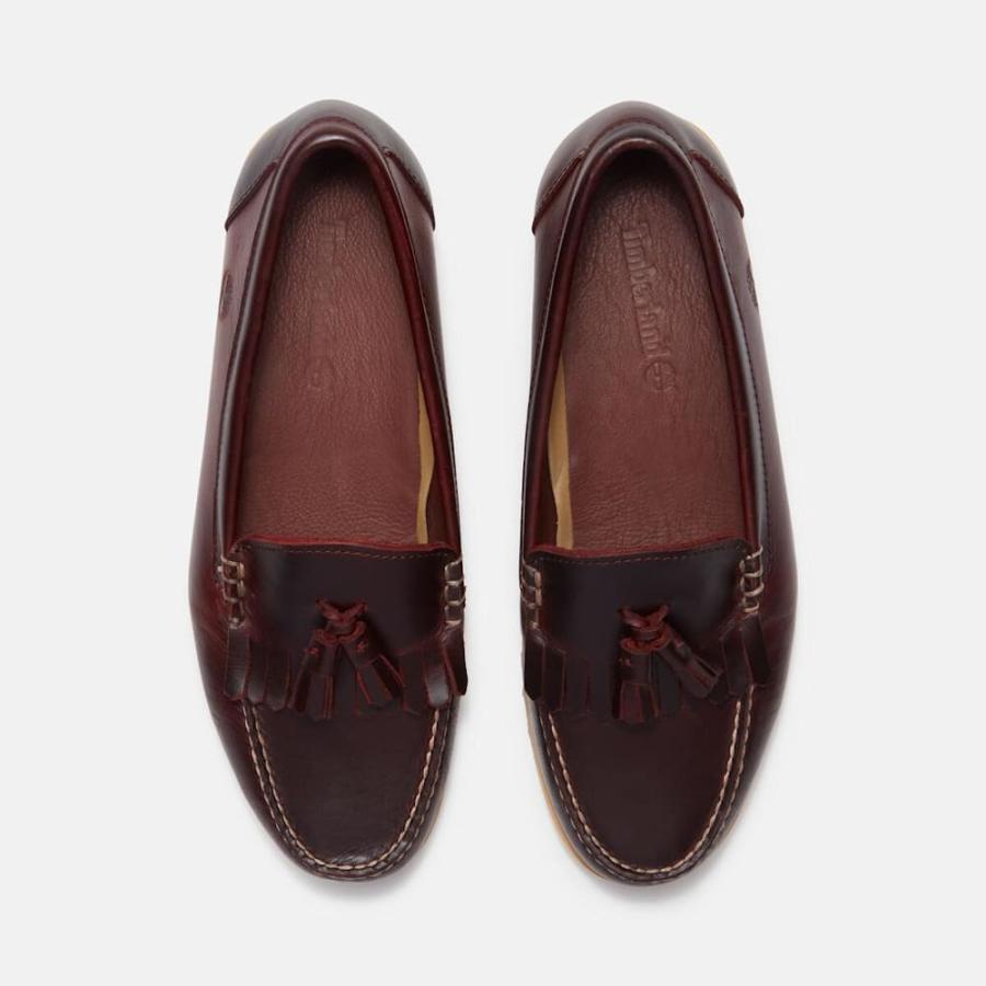 ティンバーランド　スニーカー　革靴　ワインレッド　ローファー TIMBERLAND ティンバーランド LOAFER SHOE BURGUNDY FULL GRAIN