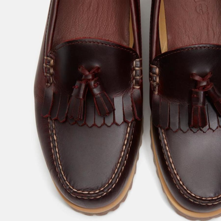TIMBERLAND ティンバーランド LOAFER SHOE BURGUNDY FULL GRAIN