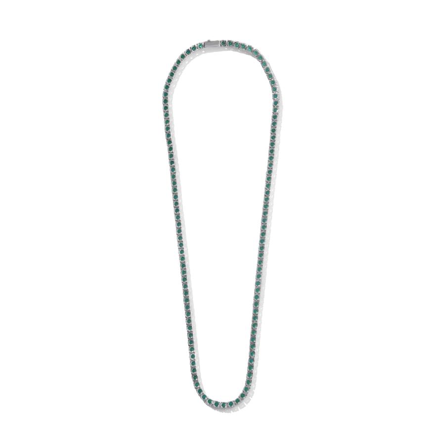 EL REIGN × $ole only エルレイン × ソールオンリー FRAGMENT TENNIS CHAIN NECKLACE & PENDANT 20inch ネックレス&ペンダント ELC26SS-003の画像