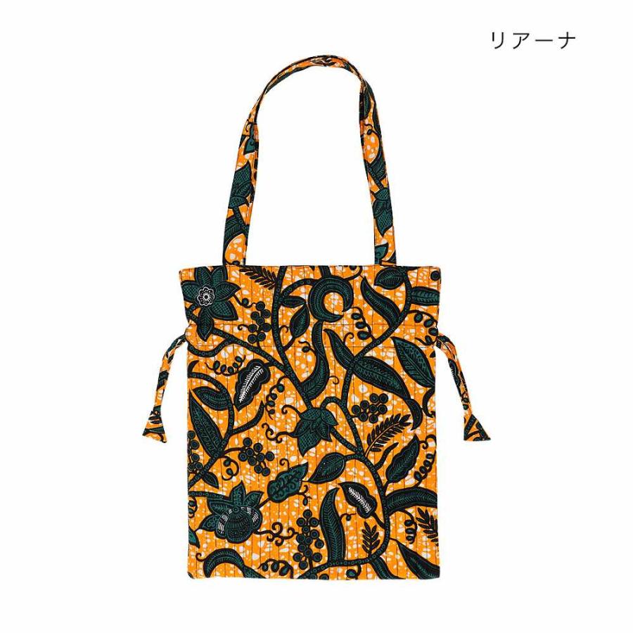 shanti / バッグ キルト巾着 アフリカンプリント[メール便対象品