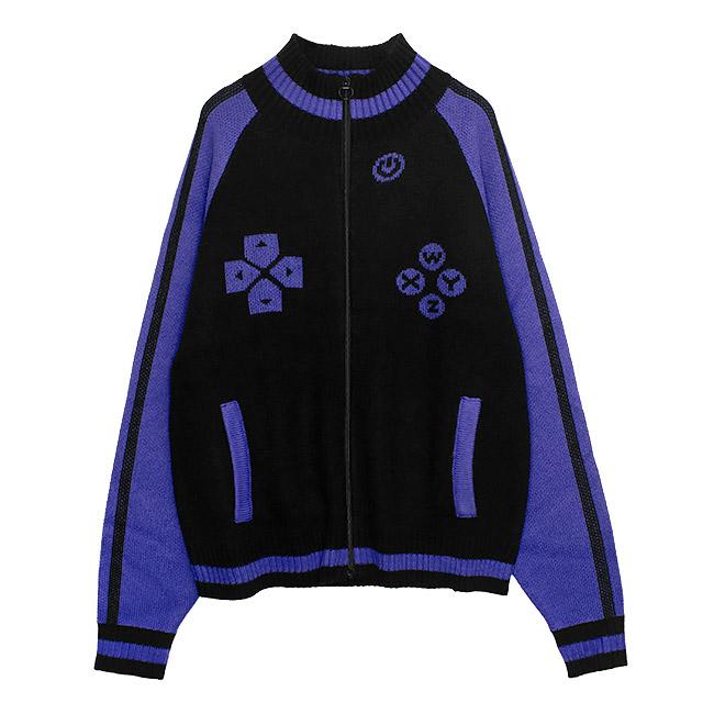 LISTEN FLAVOR リッスンフレーバー ゲーミングニットジャージ【BLACK