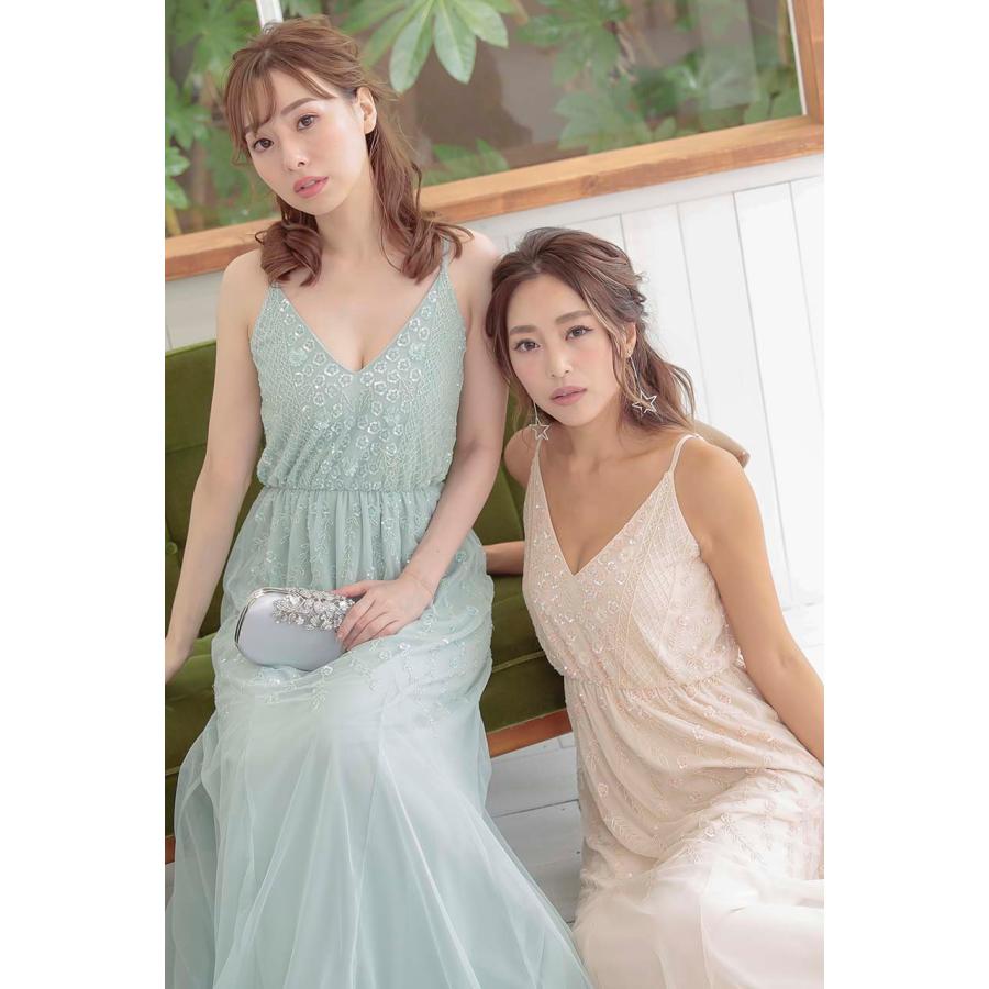 【Luxury】キャミビジューロングドレス　LMLUX16733MT_11