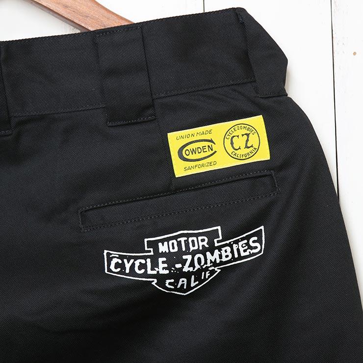 【送料無料】Cycle Zombies サイクルゾンビーズ Cycle Zombies x COWDEN KILLS RATS SLIM WORK PANTS チノパン ストレッチパンツ