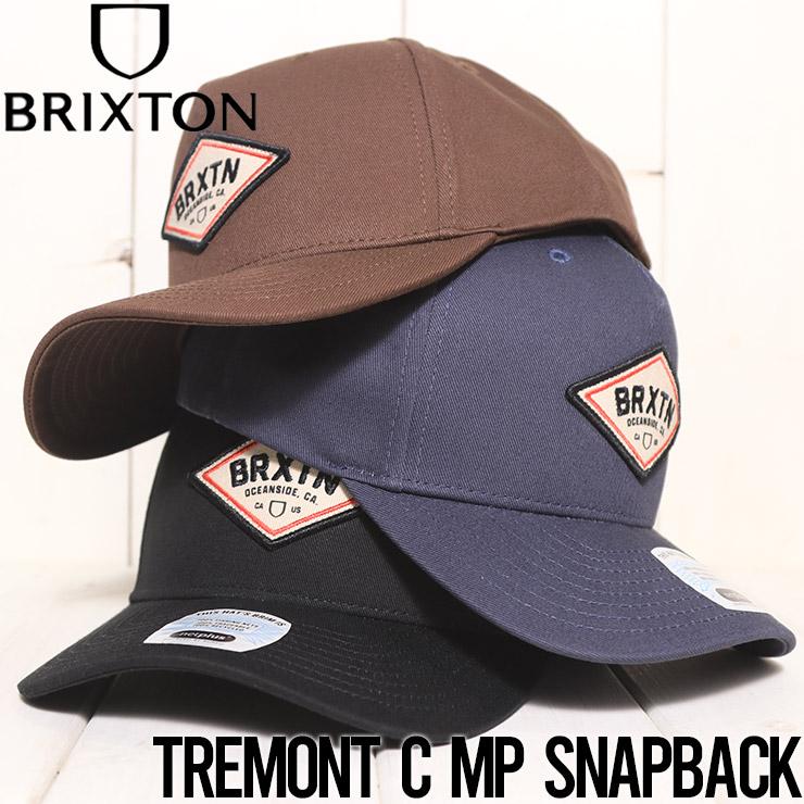 送料無料】スナップバックキャップ 帽子 BRIXTON ブリクストン TREMONT