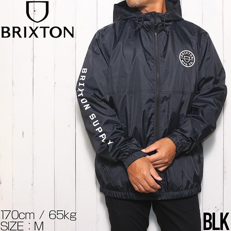 ナイロンジャケット BRIXTON ブリクストン CLAXTON CREST LW ZIP HOOD