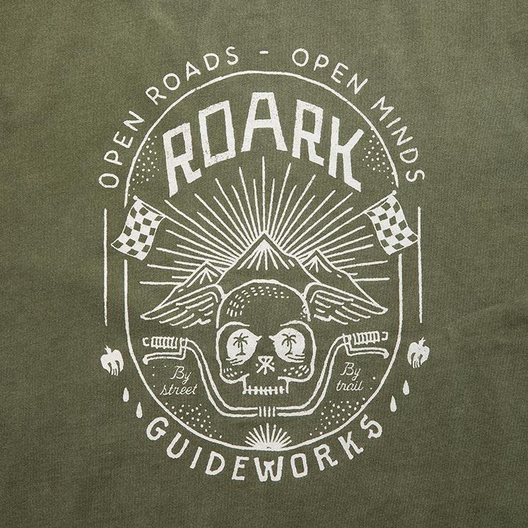 半袖Tシャツ ROARK ロアーク GUIDEWORKS S/S TEE RTJM1100-ARM 日本代理店正規品の画像