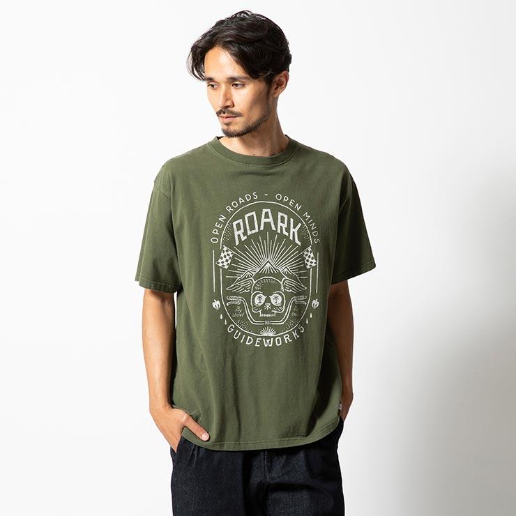 半袖Tシャツ ROARK ロアーク GUIDEWORKS S/S TEE RTJM1100-ARM 日本代理店正規品の画像