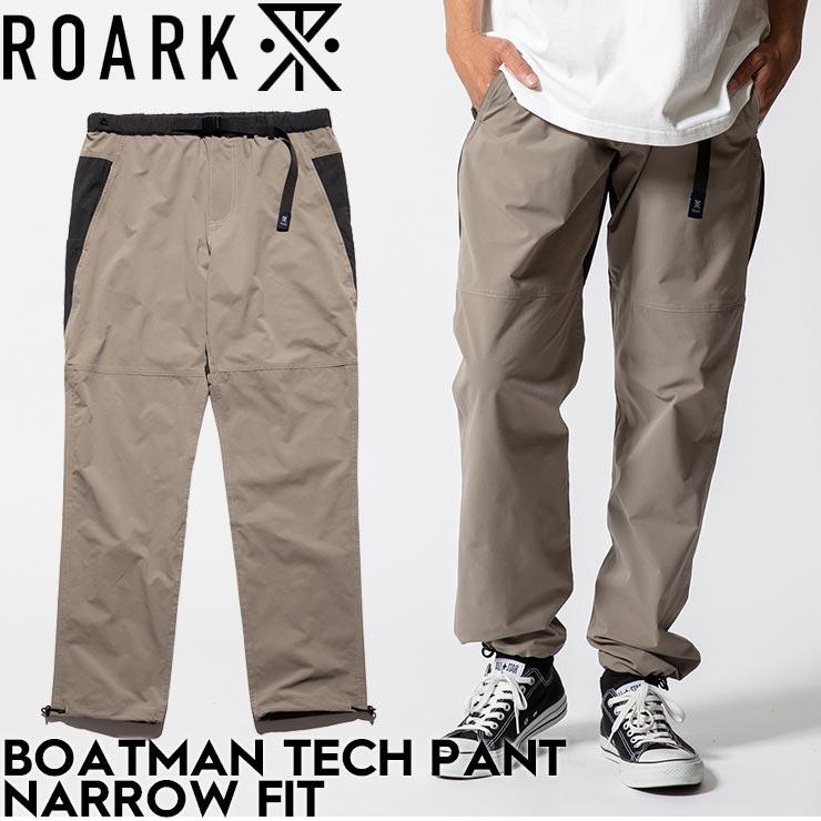 ナローテーパードシルエットパンツ テックパンツ ROARK ロアーク