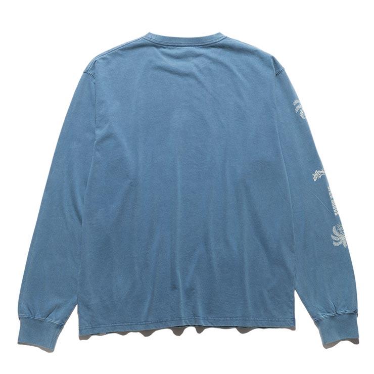 ROARK REVIVAL ロアーク リバイバル PERMANENT VACATION L/S TEE 長袖Tシャツ ロンT メンズ レディース コットン100% RLTJ1153-SLB 日本代理店正規品の画像