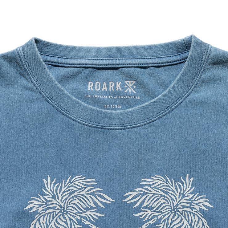 ROARK REVIVAL ロアーク リバイバル PERMANENT VACATION L/S TEE 長袖Tシャツ ロンT メンズ レディース コットン100% RLTJ1153-SLB 日本代理店正規品の画像