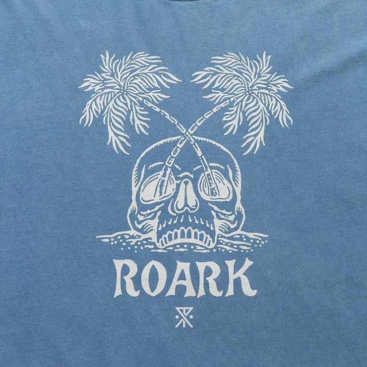 ROARK REVIVAL ロアーク リバイバル PERMANENT VACATION L/S TEE 長袖Tシャツ ロンT メンズ レディース コットン100% RLTJ1153-SLB 日本代理店正規品の画像